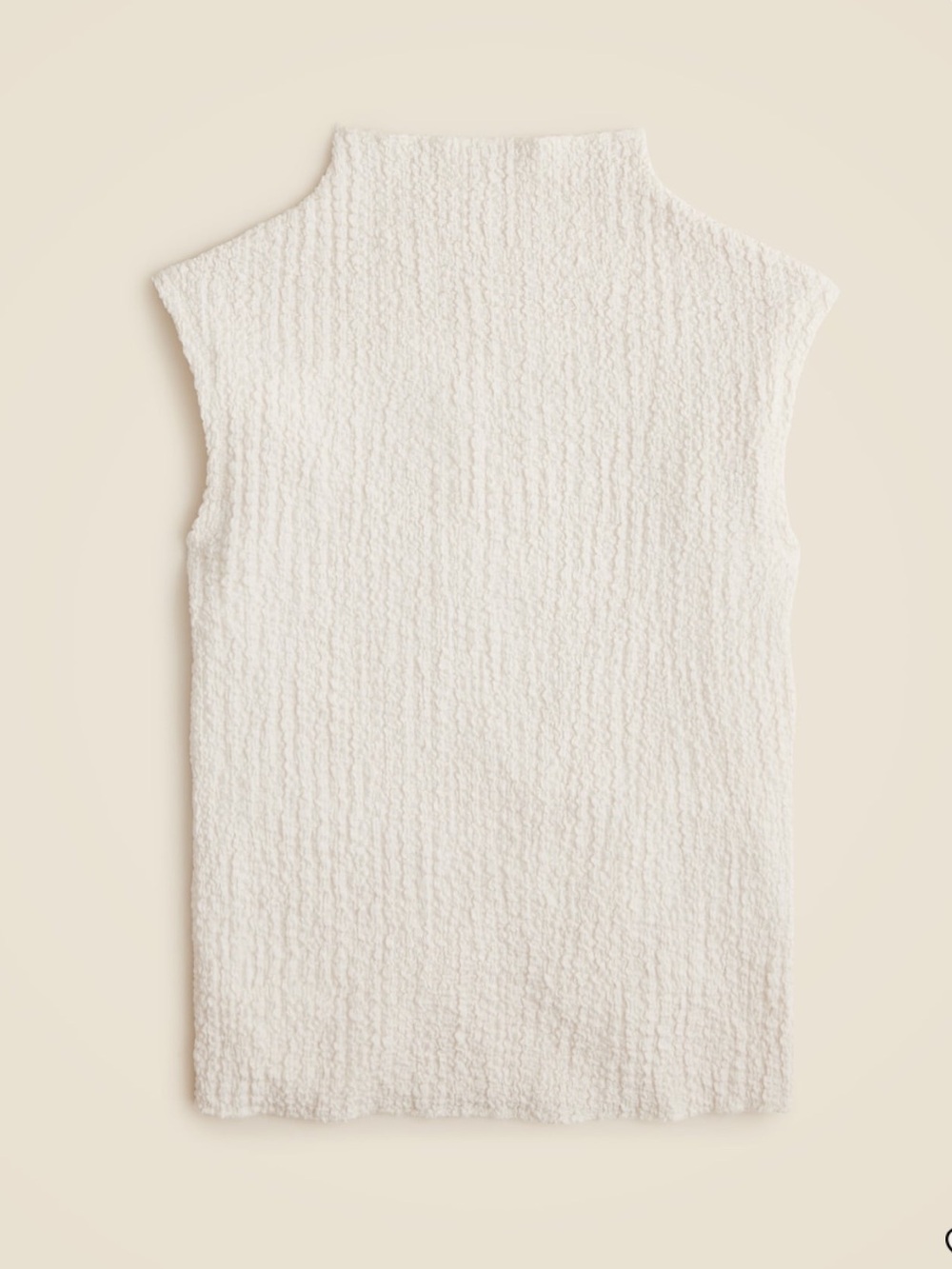 J. Crew Bubble-Knit Mockneck Top